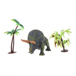 Smily Play Dinozaur światło, dźwięk, Triceratops zielony