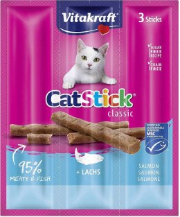 VITAKRAFT Cat Stick Mini - przysmak dla kota smak: łosoś/pstrąg 3szt./18g