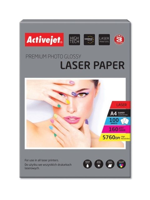 Activejet AP4-160G100L Papier fotograficzny błyszczący (A4; 100 szt.)
