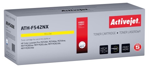 Activejet ATH-F542NX Toner (zamiennik HP 203X HP203X CF542X CRG 054H CRG054H; Supreme; 2500 stron; żółty)