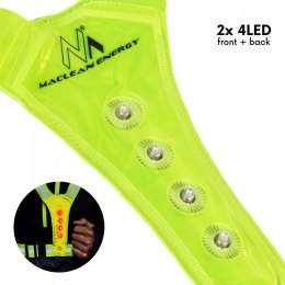 Maclean Szelki LED dla biegaczy MCE425