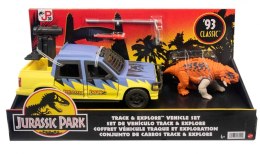 Mattel Jurassic World Nostalgia Pojazd i Dinozaur