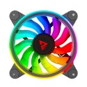 SAVIO ZESTAW 4 WENTYLATORÓW ARGB 120 MM WRAZ Z KONTROLEREM ORAZ PILOTEM FAN-01