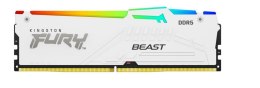Kingston Pamięć DDR5 Fury Beast RGB 64GB(2*32GB)/5200 CL36 biała