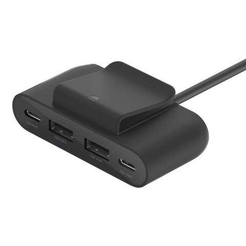 Belkin Ładowarka 4-portowa 2xUSB-C, 2xUSB-A 30W, biała