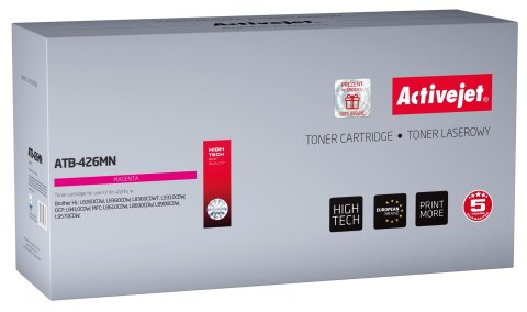 Activejet ATB-426MN Toner (zamiennik Brother TN-426M; Supreme; 6500 stron; czerwony)