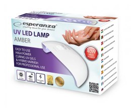 Esperanza LAMPA UV LED LAKIER HYBRYDOWY 40W EMERALD