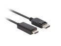 Lanberg Kabel DisplayPort (M) V1.1 -> HDMI (M) 1.8m czarny
