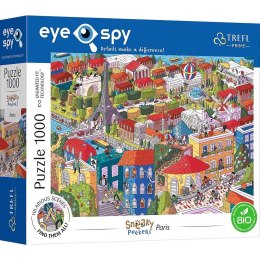 Trefl Puzzle 1000 elementów UFT Eye-Spy Sneaky Peekers Paryż Francja