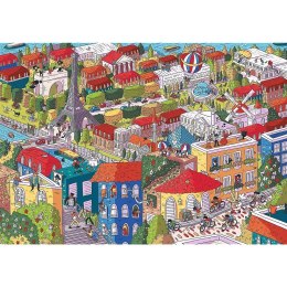 Trefl Puzzle 1000 elementów UFT Eye-Spy Sneaky Peekers Paryż Francja