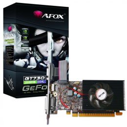 AFOX Karta graficzna GeForce GT730 1GB DDR3 64Bit DVI HDMI VGA LP Fan V1