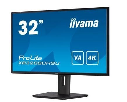 IIYAMA Monitor 31,5 cala XB3288UHSU 4K,VA,HDMI,DP,PIP,F.Sync,HAS/150mm,USB