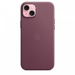 Apple Etui z tkaniny FineWoven z MagSafe do iPhonea 15 Plus - rubinowa morwa