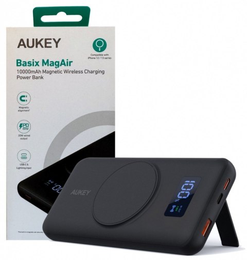 AUKEY PB-WL02i Power Bank | 10000mAh | 22.5W | MagSafe | LED | PD QC HSC Qi