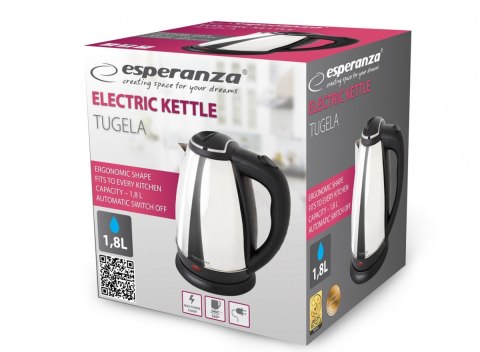Esperanza Czajnik elektryczny Tugela 1.8L srebrny