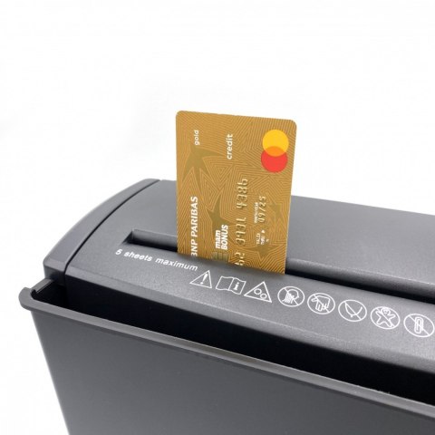 Media-Tech Niszczarka dokumentów, folii i kart kredytowych SHREDDER V3.0 MT215