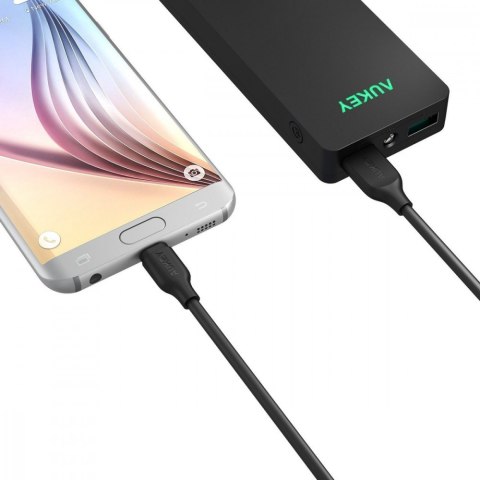 AUKEY CB-MD1 kabel micro USB - USB-A 1m 480 Mbps Quick Charge czarny
