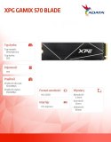 Adata Dysk SSD XPG GAMMIX S70 BLADE 1TB PCIe 4x4 7.4/5.5 GBs