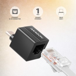 AXAGON ADE-MINIC Karta sieciowa Gigabit Ethernet adapter, USB-A 3.2 Gen 1, instalacja automatyczna MINI