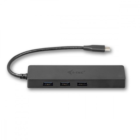 I-tec USB-C Slim 3-port HUB z adapterem Gigabit Ethernet
