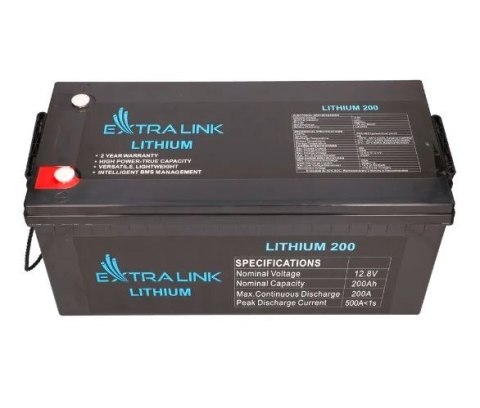 Extralink Akumulator LiFePO4 200AH 12.8V BMS EX.30479