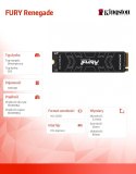 Kingston Dysk SSD FURY Renegade 1000G PCIe 4.0 NVMe M.2