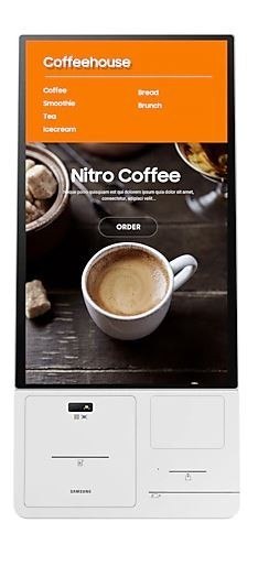 Samsung Monitor profesjonalny KIOSK KM24A/Tizen 24 cale Matowy, Dotykowa 16h/7 250(cd/m2) 1920x1080(FHD) S6 Player 3 lata d2d (LH24KMATB