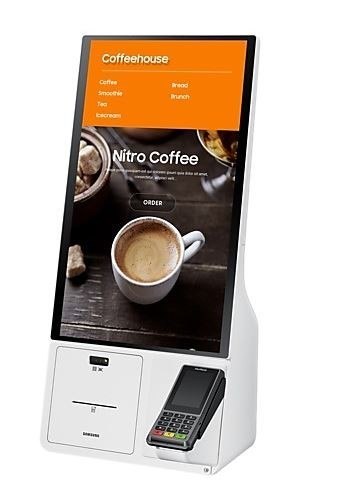 Samsung Monitor profesjonalny KIOSK KM24A/Tizen 24 cale Matowy, Dotykowa 16h/7 250(cd/m2) 1920x1080(FHD) S6 Player 3 lata d2d (LH24KMATB