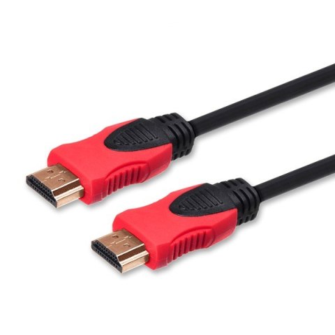 Savio Kabel HDMI (M) v2.0, 10m, miedź, czarny, złote końcówki, ethernet/3D, CL-141