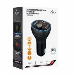 ART Transmiter samochodowy FM MP3 z funkcją BT, USB LCD FM-73 QC3.0