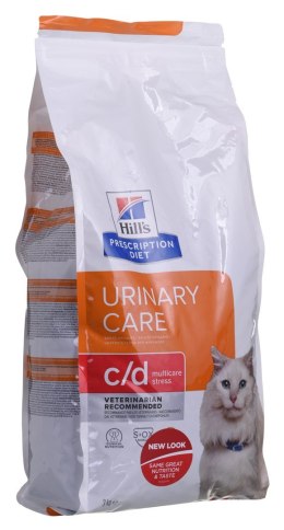 HILL'S Prescription Diet Urinary Care Feline c/d Multicare Stress Chicken - sucha karma dla kota - 3 kg