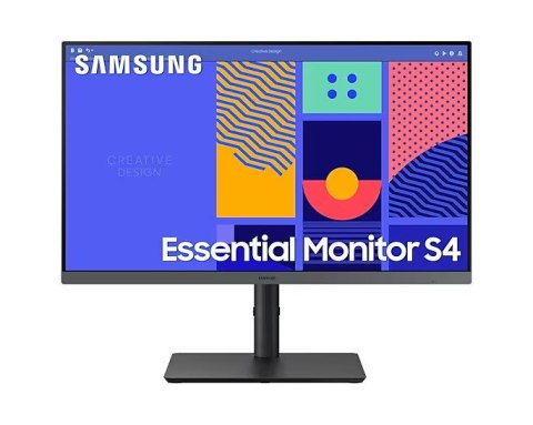 Samsung Monitor 24 cale C432 IPS 1920x1080 FHD 16:9 1xD-sub 1xHDMI 1xDP 4xUSB 3.0 4ms 100Hz HAS+PIV płaski 3YOn-Site