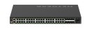 Netgear Przełącznik zarządzalny M4250-40G8F-POE+ Switch AV GSM4248P 40xPoE+ 8xSFP