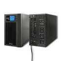 Qoltec Zasilacz awaryjny UPS, on-line, czysta fala sinusoidalna, 3KVA, 2.4W, LCD, USB