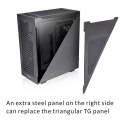 Thermaltake Obudowa Divider 500 Air Tempered Glassx2 Black 12cmx2