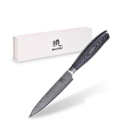 Nóż uniwersalny Shiori Kuro Muro ze stali damasceńskiej