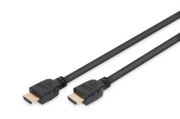 Kabel DIGITUS połączeniowy HDMI 2.1 Ultra HighSpeed 8K60Hz UHD Typ HDMI A/A M/M czarny 3m