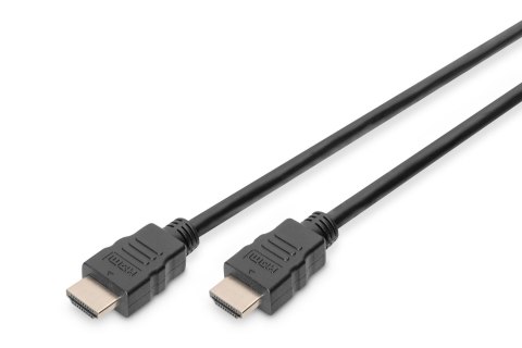 Kabel DIGITUS połączeniowy HDMI 1.4 High Speed Ethernet 4K30Hz UHD HDMI A/HDMI A M/M czarny 5m