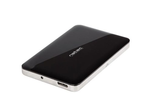 Obudowa na dysk HDD/SSD Natec Oyster 2 2,5" USB 3.0 SATA aluminium black slim screwless