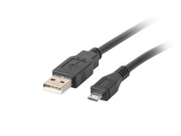 Kabel USB 2.0 Lanberg micro AM-MBM5P 1,8m czarny