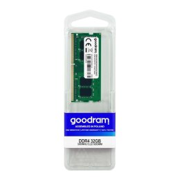 Pamięć SODIMM DDR4 GOODRAM 32GB (1x32GB) 3200MHz CL22 1.2V