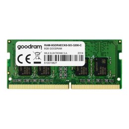 Pamięć serwerowa GOODRAM 8GB (1x8GB) 3200MHz DDR4 ECC SODIMM QNAP Compatible