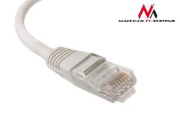 Patchcord Maclean MCTV-651 UTP 5e wtyk-wtyk 2m szary