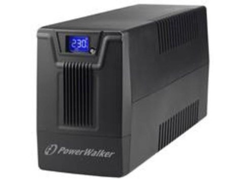 Zasilacz awaryjny UPS Power Walker Line-Interactive 800VA SCL 2x Schuko 230V RJ11/45 In/Out USB LCD