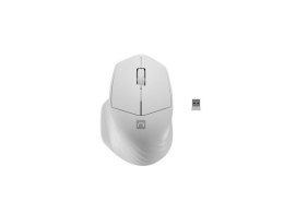 Mysz bezprzewodowa Natec Siskin 2 optyczna 1600 DPI BT 5.0 + 2.4 GHz z cichym klikiem biała