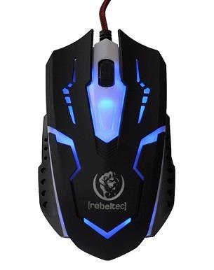 Mysz przewodowa Rebeltec COBRA optyczna Gaming USB czarna