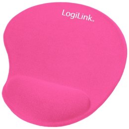Podkładka pod mysz LogiLink ID0027P żelowa, różowa
