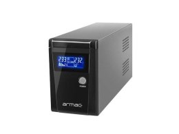 Zasilacz awaryjny UPS Armac Office 650VA LCD Line-Interactive 2x230V Schuko metalowa obudowa