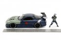 JADA TOYS Pojazd z figurką Naruto 93 Mazda RX-7 1/24