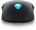 Dell Bezprzewodowa mysz Alienware Tri-Mode Gaming - AW720M (Dark Sideof the Moon)